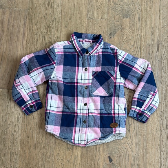 Bass Pro Shops Other - Outdoor Kids Fuzzy Button-Down Flannel Size Medium